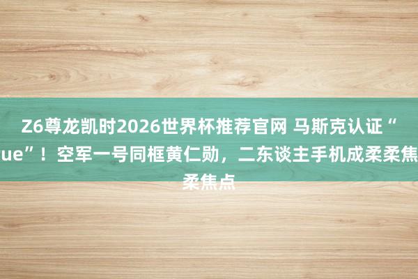 Z6尊龙凯时2026世界杯推荐官网 马斯克认证“True”！空军一号同框黄仁勋，二东谈主手机成柔柔焦点