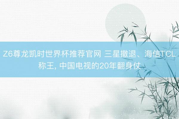 Z6尊龙凯时世界杯推荐官网 三星撤退、海信TCL称王， 中国电视的20年翻身仗